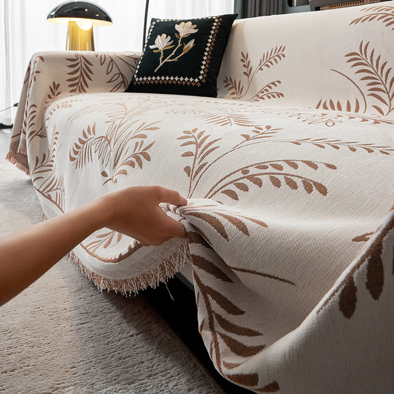 Couverture de Canapé en Chenille Coton-Microfibre – par Camado