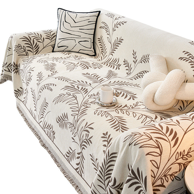 Couverture de Canapé en Chenille Coton-Microfibre – par Camado