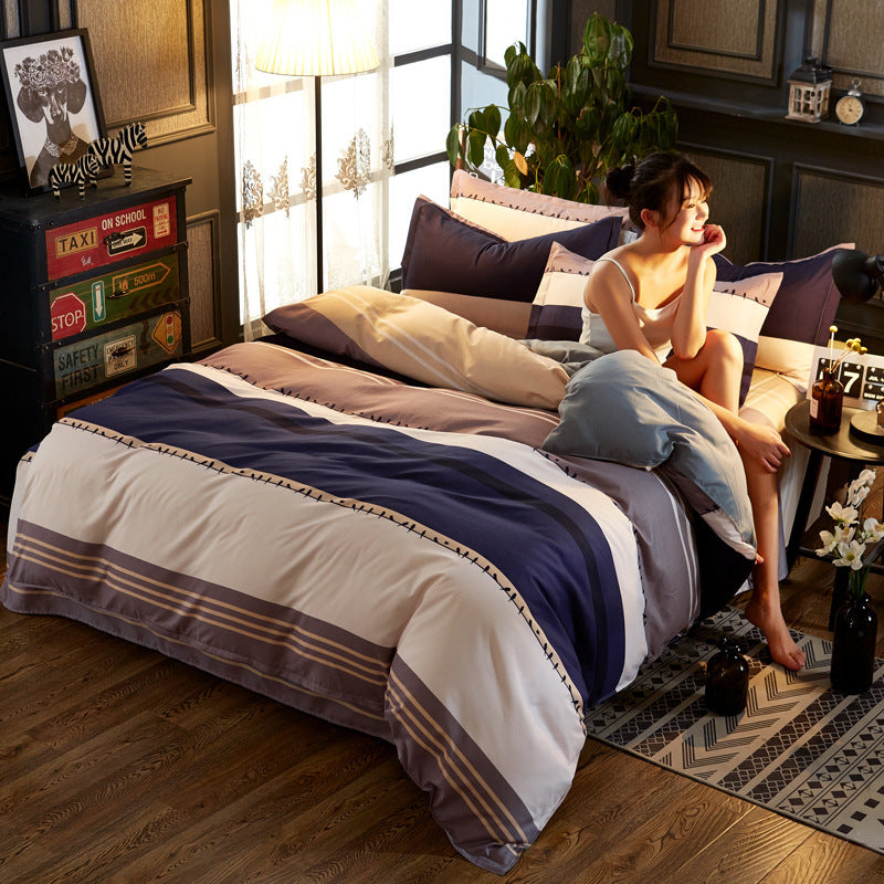 Parure de Lit 100% Coton Premium – Housse de Couette & Taies d’Oreiller, Douceur, Confort et Style – par Camado