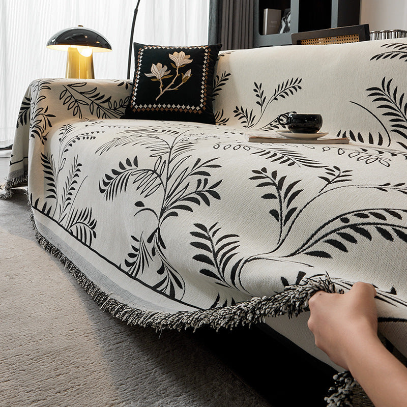 Couverture de Canapé en Chenille Coton-Microfibre – par Camado