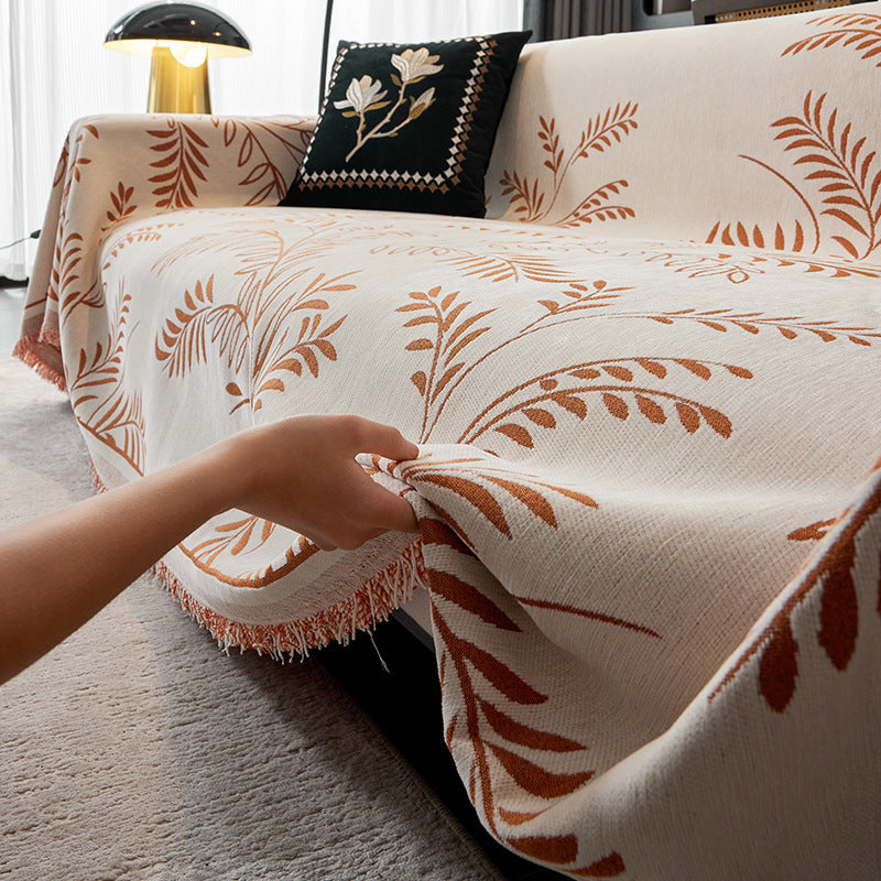 Couverture de Canapé en Chenille Coton-Microfibre – par Camado